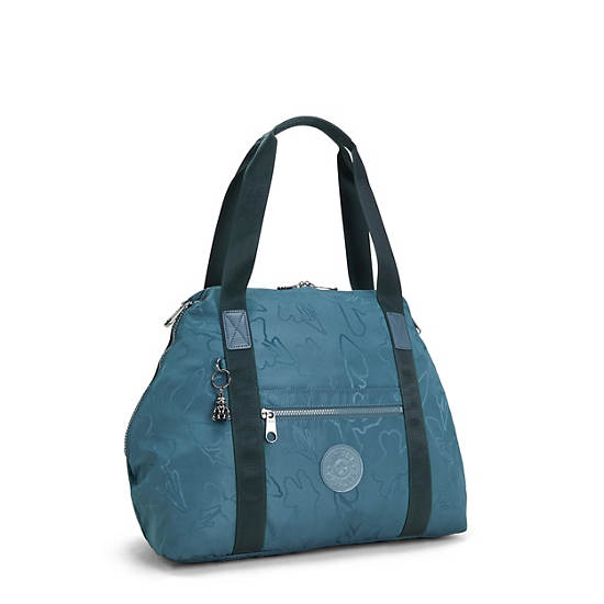 Kipling Art Medium Mode Tote Tassen Donkerblauw Grijs | BE 1765QM